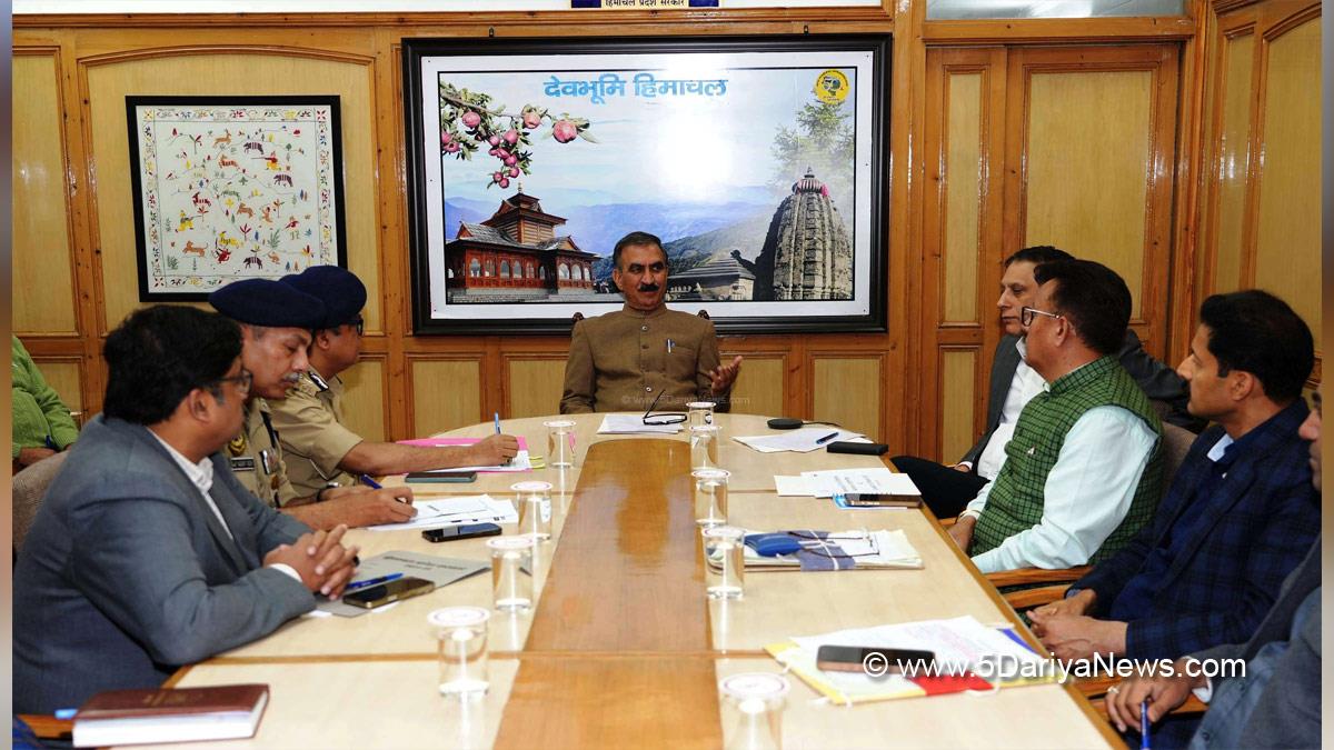 Sukhvinder Singh Sukhu, Himachal Pradesh, Himachal, Congress, Indian National Congress, Himachal Congress, Shimla, Chief Minister of Himachal Pradesh,Prabodh Saxena,Chief Secretary Himachal