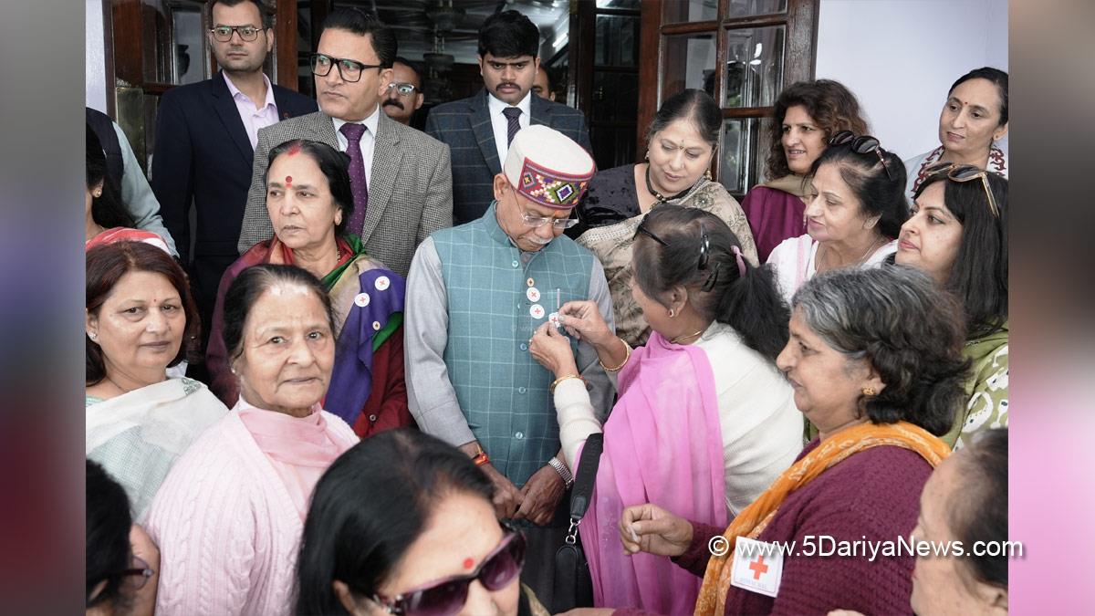 Shiv Pratap Shukla, Himachal Pradesh, Himachal, Bharatiya Janata Party, BJP, BJP Himachal, Shimla, Raj Bhawan, World Red Cross Day