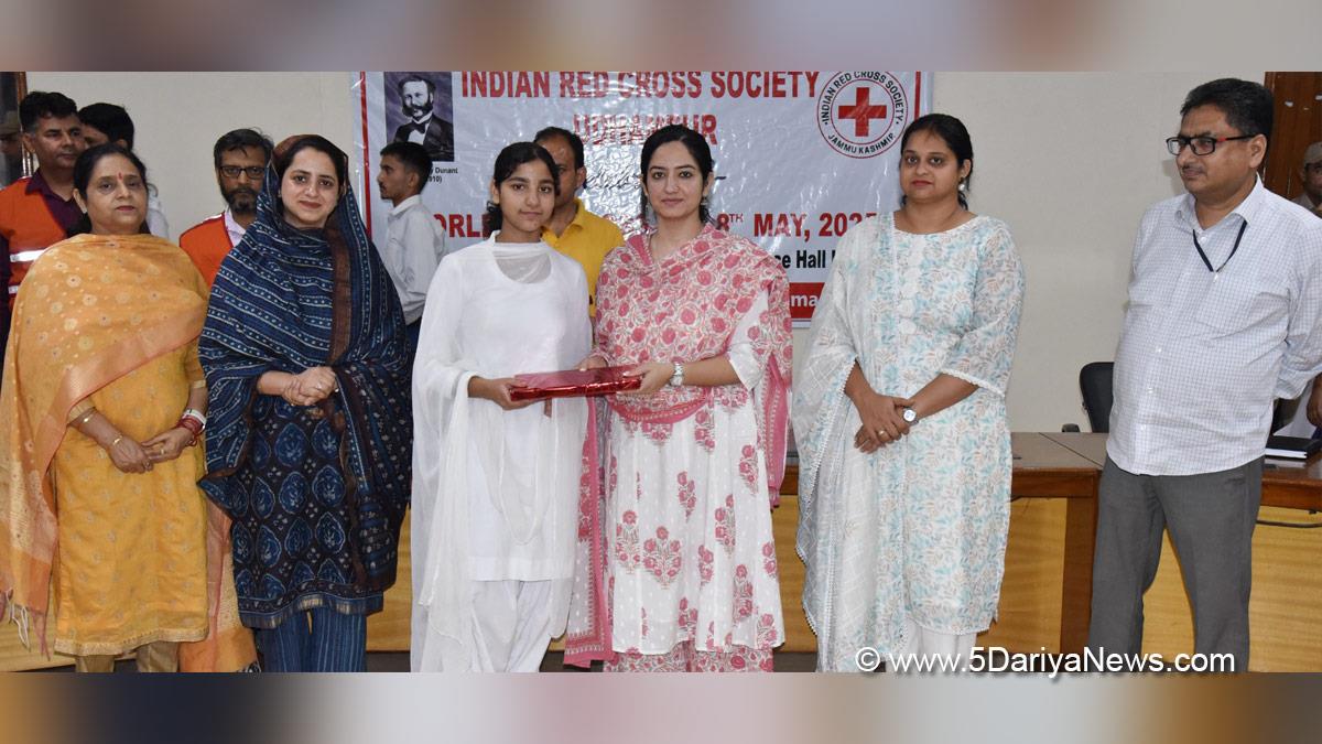 Saloni Rai, Udhampur, DDC Udhampur, District Development Commissioner Udhampur, Kashmir, Jammu And Kashmir, Jammu, District Administration Udhampur, World Red Cross Day
