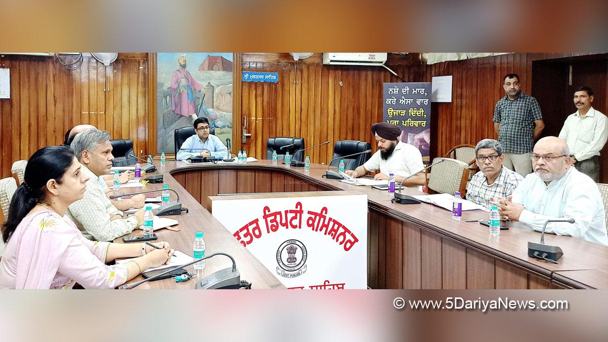 Abhijit Kaplish, DC Sri Mukatsar Sahib, Sri Mukatsar Sahib, Deputy Commissioner Sri Mukatsar Sahib