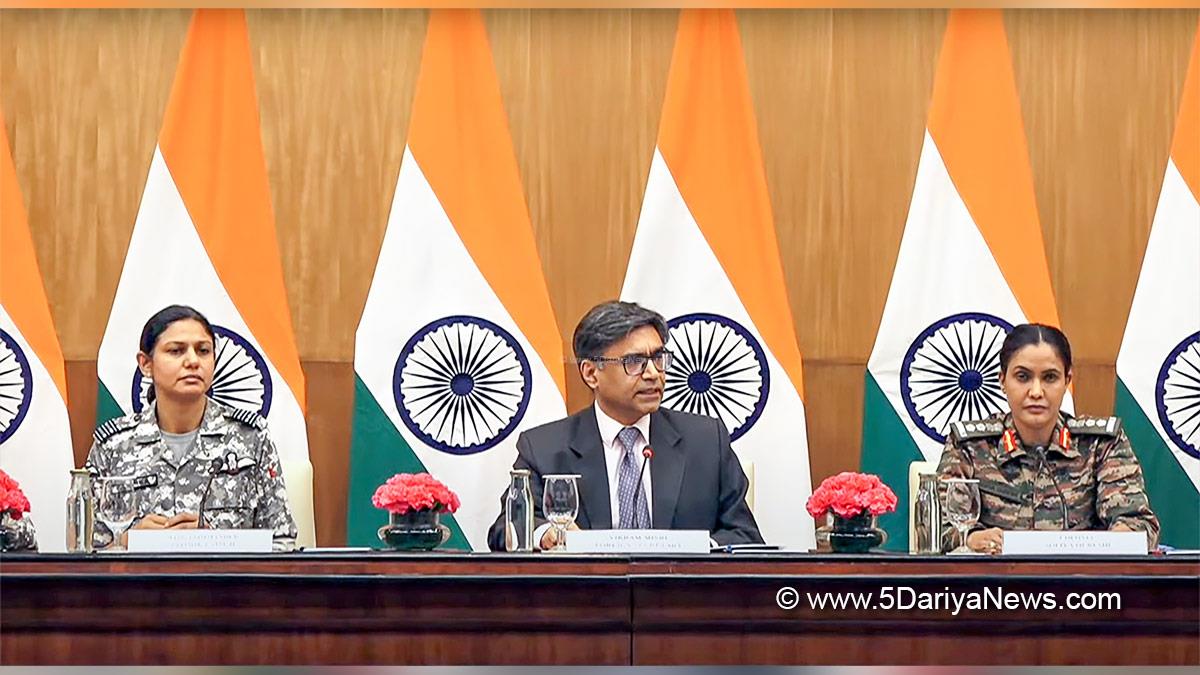 Military, Border Security Force, BSF, India Pakistan Conflict, Pakistan Drone Attack, Indian Army Response, Line of Control, LoC, Indian Air Defence, Operation Sindoor, Pakistan Missile Strike, Indo Pak Border Tensions, Colonel Sofiya Qureshi, Wing Commander Vyomika Singh 