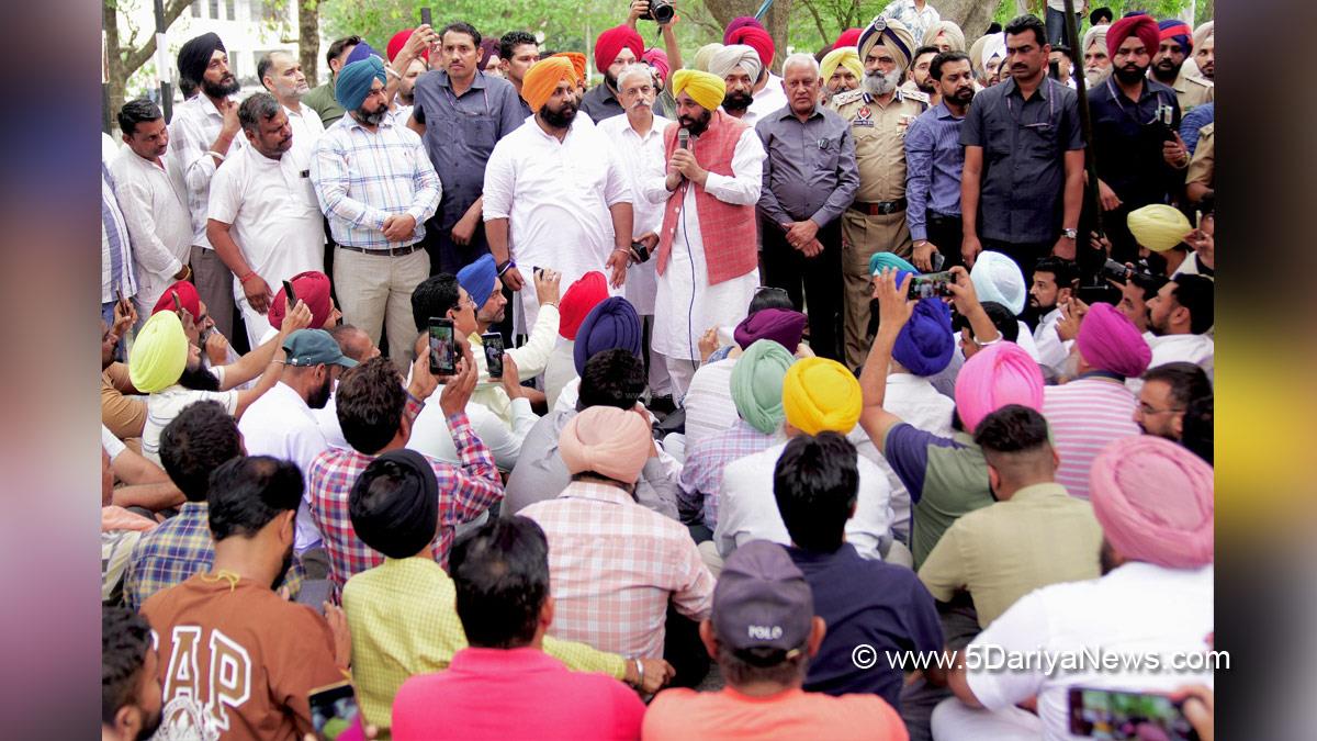 Bhagwant Mann, Bhagwant Singh Mann, AAP, Aam Aadmi Party, Aam Aadmi Party Punjab, AAP Punjab, Government of Punjab, Punjab Government, Punjab, Chief Minister Of Punjab, Harjot Singh Bains, Barinder Kumar Goyal, Dr Charanjit Singh, Nangal, Rupnagar