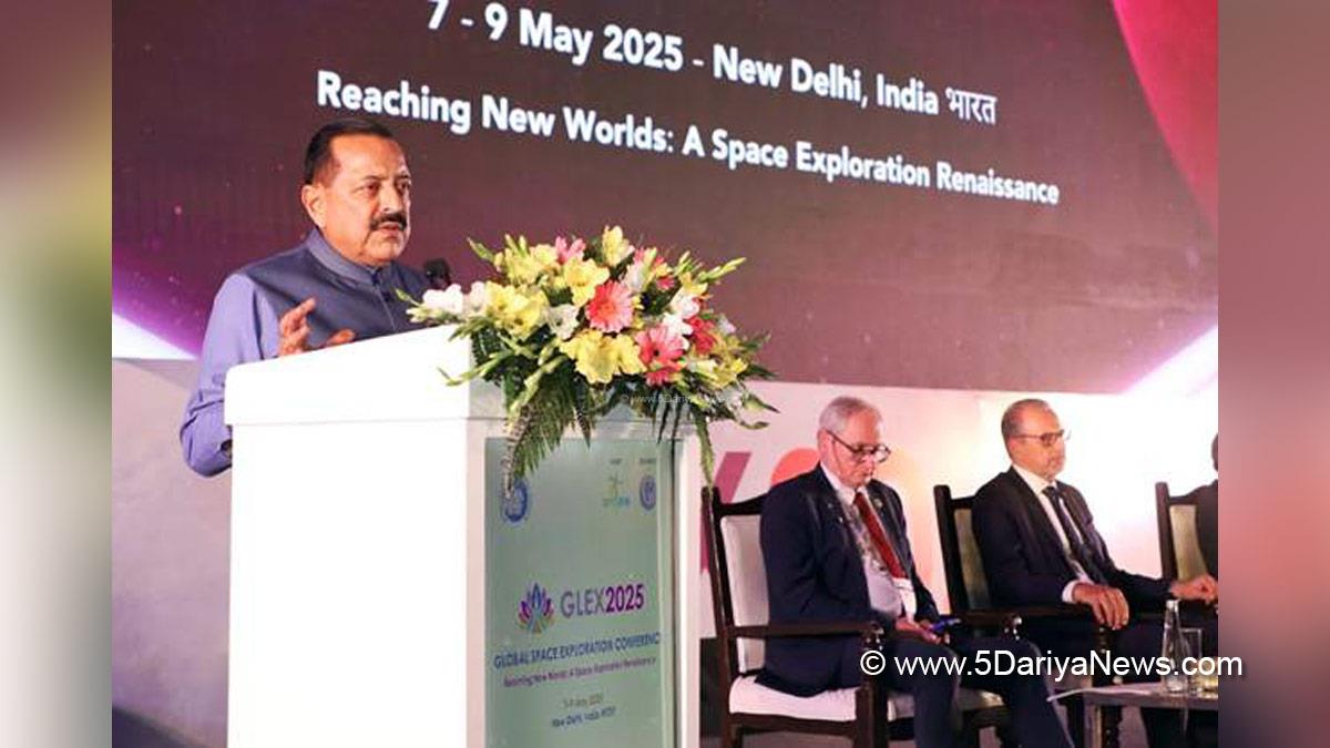 Dr Jitendra Singh, Bharatiya Janata Party, BJP, Global Space Exploration Conference, GLEX 2025, Bharat Mandapam 
