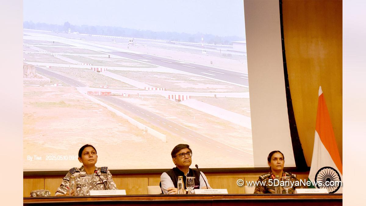 Military, Border Security Force, BSF, India Pakistan Conflict, Pakistan Drone Attack, Indian Army Response, Line of Control, LoC, Indian Air Defence, Operation Sindoor, Pakistan Missile Strike, Indo Pak Border Tensions, Colonel Sofiya Qureshi, Wing Commander Vyomika Singh, Vikram Misri