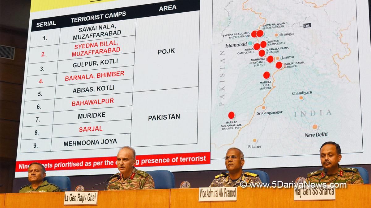 Military, Operation Sindoor, Border Security Force, BSF, India Pakistan Conflict, Pakistan Drone Attack, Indian Army Response, Line of Control, LoC, Indian Air Defence, Pakistan Missile Strike, Indo Pak Border Tensions, Director General of Military Operations, DGMO, Lt Gen Rajiv Ghai, Air Marshal AK Bharti
