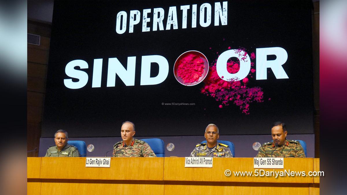Military, Operation Sindoor, Border Security Force, BSF, India Pakistan Conflict, Pakistan Drone Attack, Indian Army Response, Line of Control, LoC, Indian Air Defence, Pakistan Missile Strike, Indo Pak Border Tensions, Director General of Military Operations, DGMO, Lt Gen Rajiv Ghai, Air Marshal AK Bharti, Vice Admiral A N Pramod