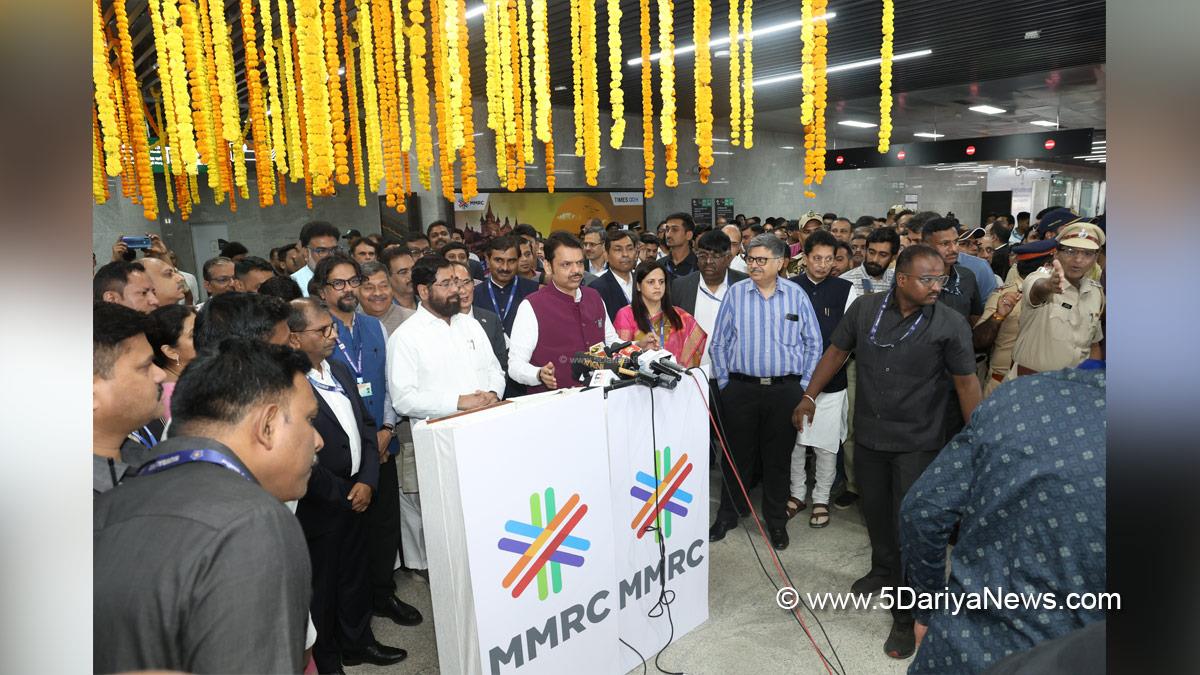 Devendra Fadanvis, BJP, Bharatiya Janata Party, Chief Minister of Maharashtra, Eknath Shinde, Mumbai Metro, Tata Projects, Aqua Line
