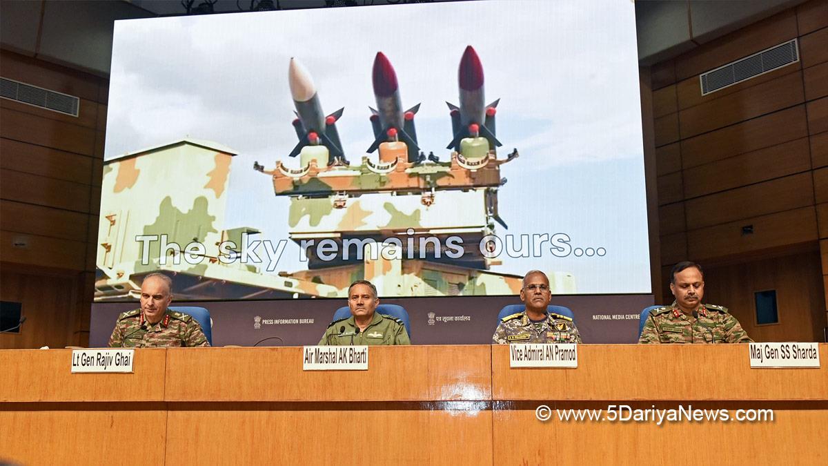 Military, Operation Sindoor, Border Security Force, BSF, India Pakistan Conflict, Pakistan Drone Attack, Indian Army Response, Line of Control, LoC, Indian Air Defence, Pakistan Missile Strike, Indo Pak Border Tensions, Director General of Military Operations, DGMO, Lt Gen Rajiv Ghai, Air Marshal AK Bharti