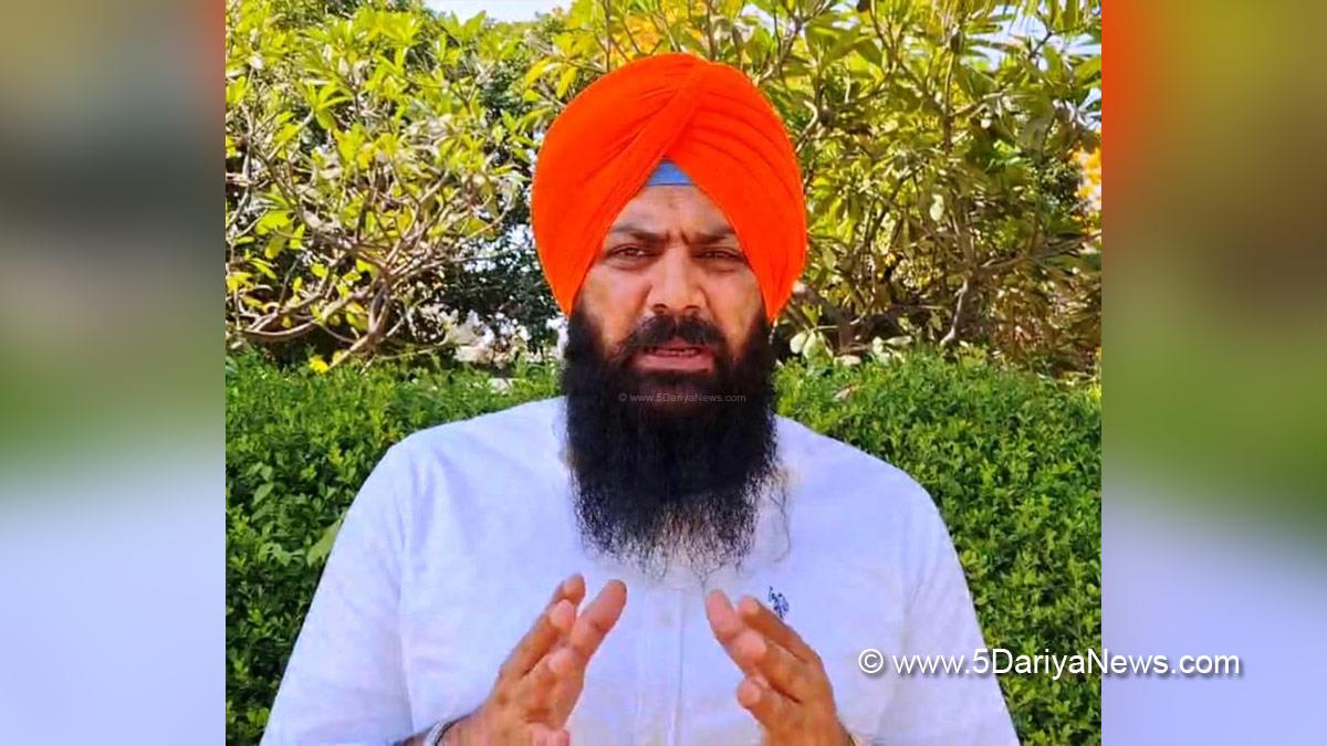Sarabjit Singh Jhinjher, Sarabjeet Singh Jhinjer, Shiromani Akali Dal, SAD, Akali Dal 