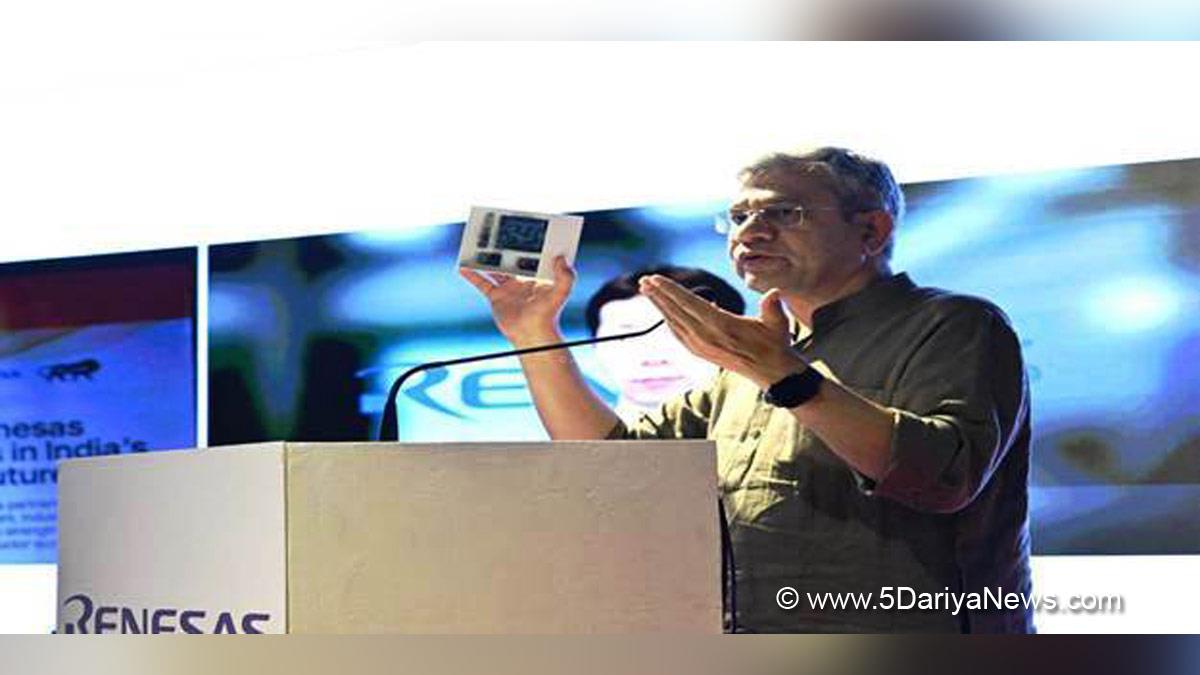 Ashwini Vaishnaw, BJP, Bharatiya Janata Party, First 3nm Chip Design Centres, Renesas Electronics India Private Limited, Noida,  Bengaluru 