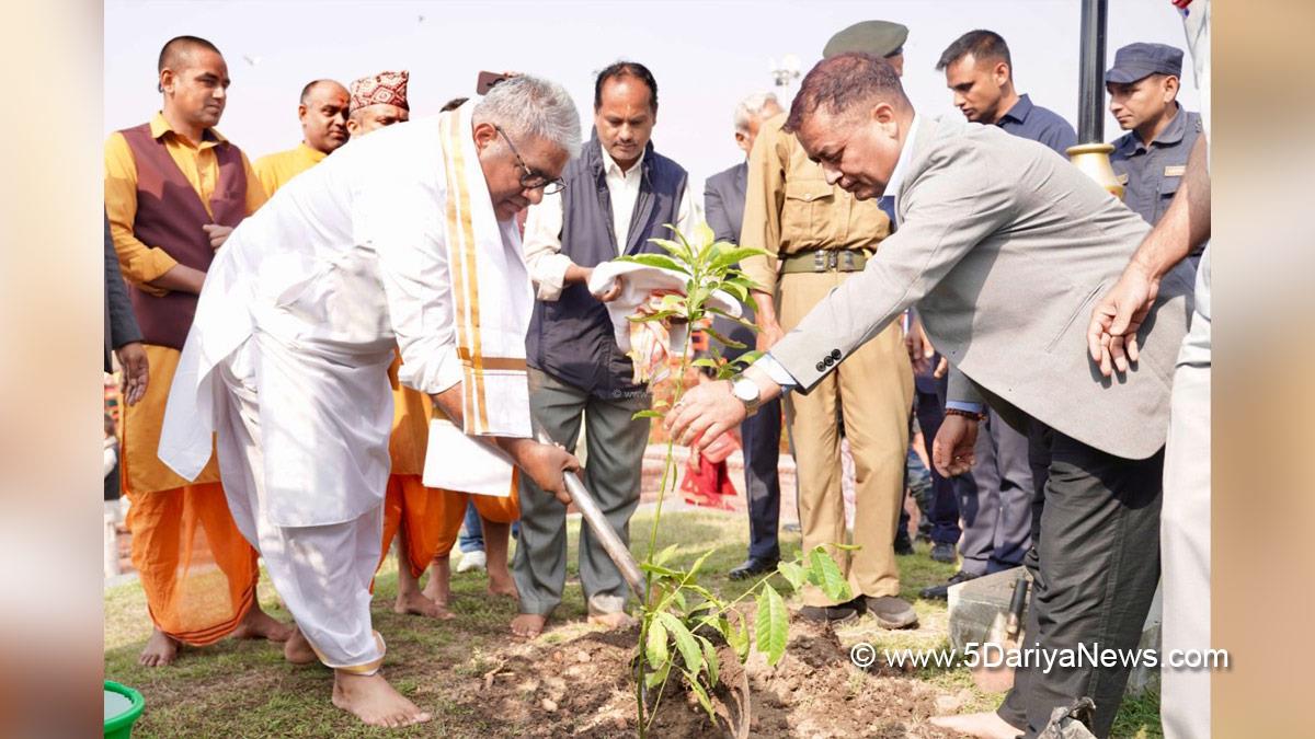 Bhupender Yadav, Bhupendra Yadav, BJP, Bharatiya Janata Party, Union Minister for Environment Forest and Climate Change, Kathmandu, Ek Ped Maa Ke Naam, Pashupatinath Temple, Tree Plantation