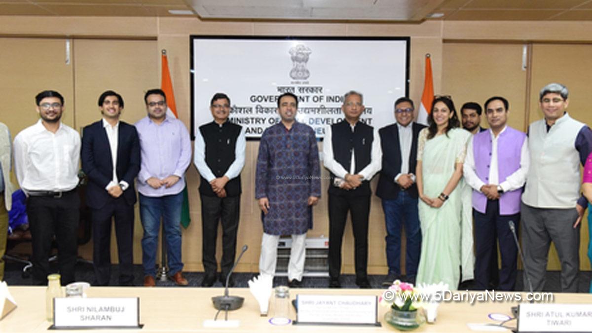 Jayant Chaudhary, Ministry of Skill Development and Entrepreneurship, MSDE, BJP, Bharatiya Janata Party