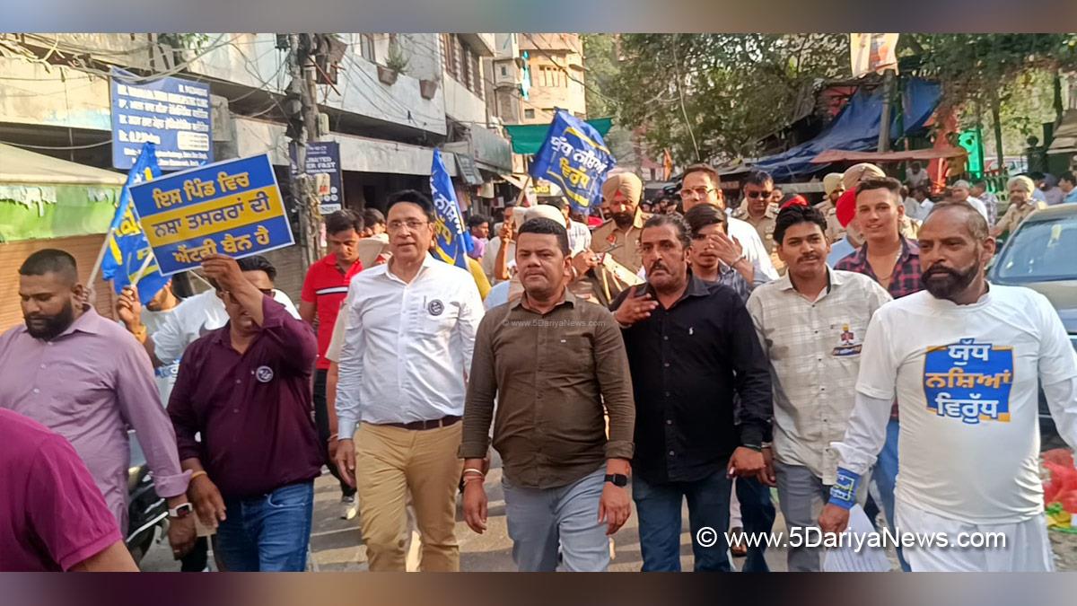 Dr Ajay Gupta, Amritsar, AAP, Aam Aadmi Party, Aam Aadmi Party Punjab, AAP Punjab, Anti Drug Mission, Drive Against Drugs, Comprehensive Action against Drug Abuse, CADA, Nasha Mukt Bharat Abhiyan, War Against Drugs, Yudh Nashian Virudh