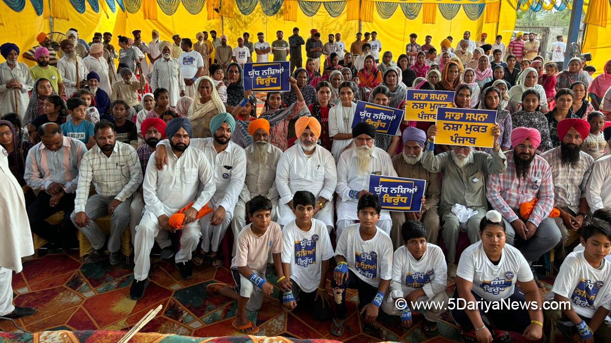 Chetan Singh Jauramajra, Chetan Singh Jormajra, Chetan Singh Jouramajra, AAP, Aam Aadmi Party, Aam Aadmi Party Punjab, AAP Punjab, Anti Drug Mission, Drive Against Drugs, Comprehensive Action against Drug Abuse, CADA, Nasha Mukt Bharat Abhiyan, War Against Drugs, Yudh Nashian Virudh