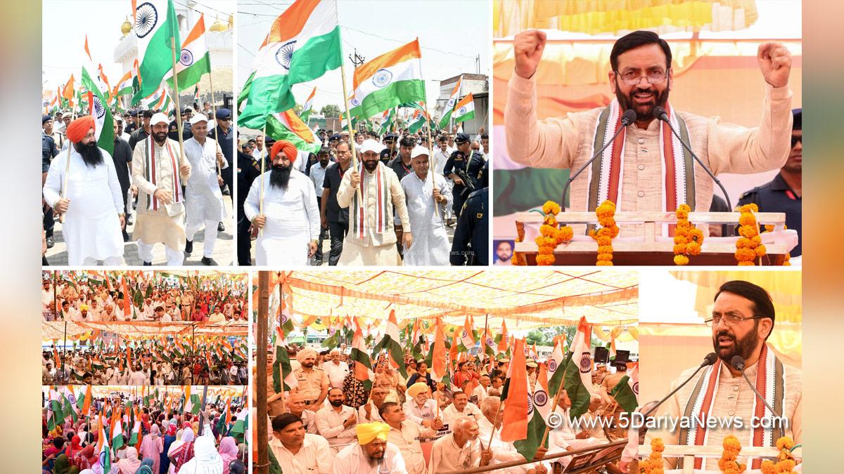 Nayab Singh Saini, Haryana, Bharatiya Janata Party, BJP, Haryana Chief Minister, Chief Minister of Haryana, BJP Haryana, Subhash Sudha, Tiranga Yatra