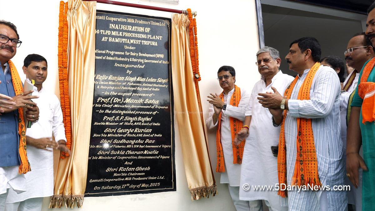 Manik Saha, Agartala, BJP, Bharatiya Janata Party, Tripura, Chief Minister of Tripura, Rajiv Ranjan Singh, Professor SP Singh Baghel 