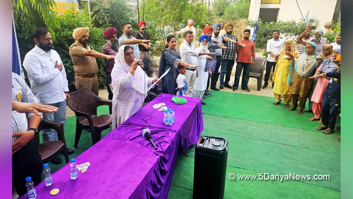 Saravjit Kaur Manuke, AAP, Aam Aadmi Party, Aam Aadmi Party Punjab, AAP Punjab, Anti Drug Mission, Drive Against Drugs, Comprehensive Action against Drug Abuse, CADA, Nasha Mukt Bharat Abhiyan, War Against Drugs, Yudh Nashian Virudh