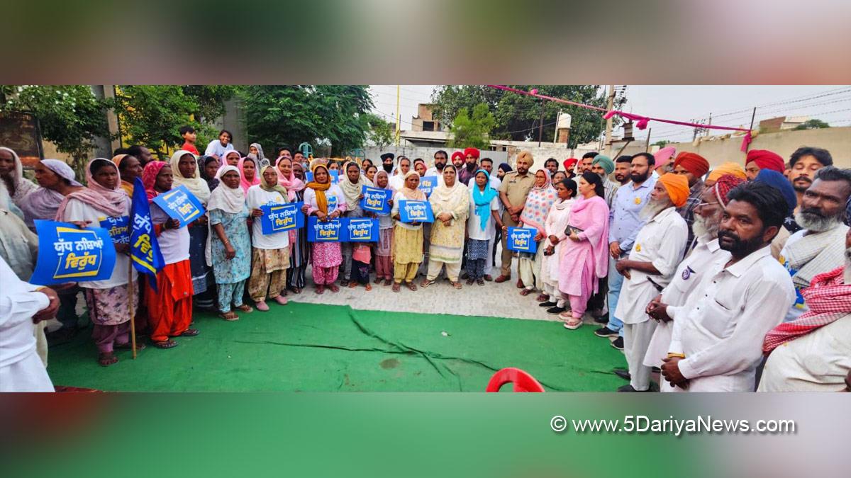 Saravjit Kaur Manuke, AAP, Aam Aadmi Party, Aam Aadmi Party Punjab, AAP Punjab, Anti Drug Mission, Drive Against Drugs, Comprehensive Action against Drug Abuse, CADA, Nasha Mukt Bharat Abhiyan, War Against Drugs, Yudh Nashian Virudh