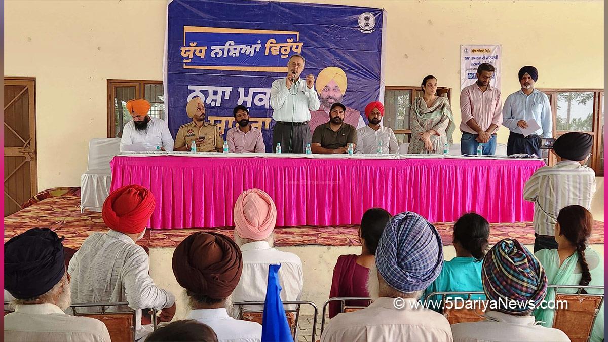 Dr Balbir Singh, AAP, Aam Aadmi Party, Aam Aadmi Party Punjab, AAP Punjab, Government of Punjab, Punjab Government, Anti Drug Mission, Drive Against Drugs, Comprehensive Action against Drug Abuse, CADA, Nasha Mukt Bharat Abhiyan, War Against Drugs, Yudh Nashian Virudh
