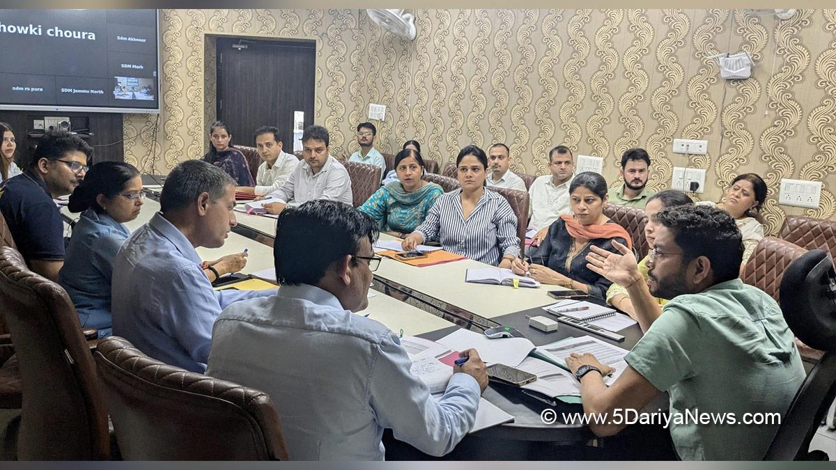 Sachin Kumar Vaishya, Jammu, Sachin Kumar Vaishay, Deputy Commissioner Jammu, Kashmir, Jammu And Kashmir, District Administration Jammu