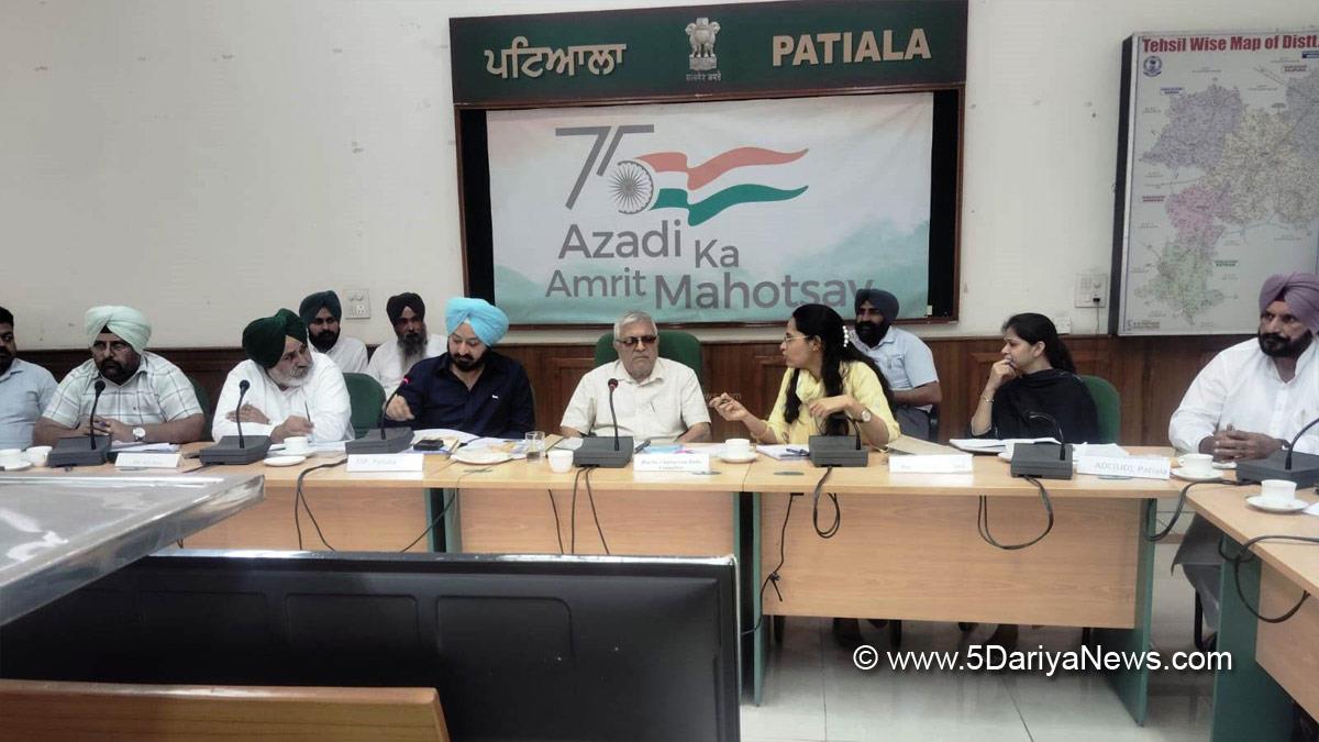 Dr Dharamvir Gandhi, Punjab Pradesh Congress Committee, Congress, Punjab Congress, Ajit Pal Singh Kohli, AAP, Aam Aadmi Party, Aam Aadmi Party Punjab, AAP Punjab, Chetan Singh Jauramajra,Preeti Yadav, Dr Preeti Yadav, DC Patiala, Deputy Commissioner Patiala, Patiala