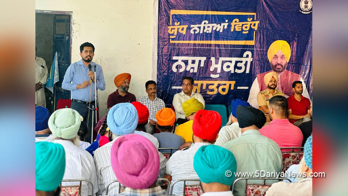  Dinesh Chadha, AAP, Aam Aadmi Party, Aam Aadmi Party Punjab, AAP Punjab, Ropar, Rupnagar, Anti Drug Mission, Drive Against Drugs, Comprehensive Action against Drug Abuse, CADA, Nasha Mukt Bharat Abhiyan, War Against Drugs, Yudh Nashian Virudh
