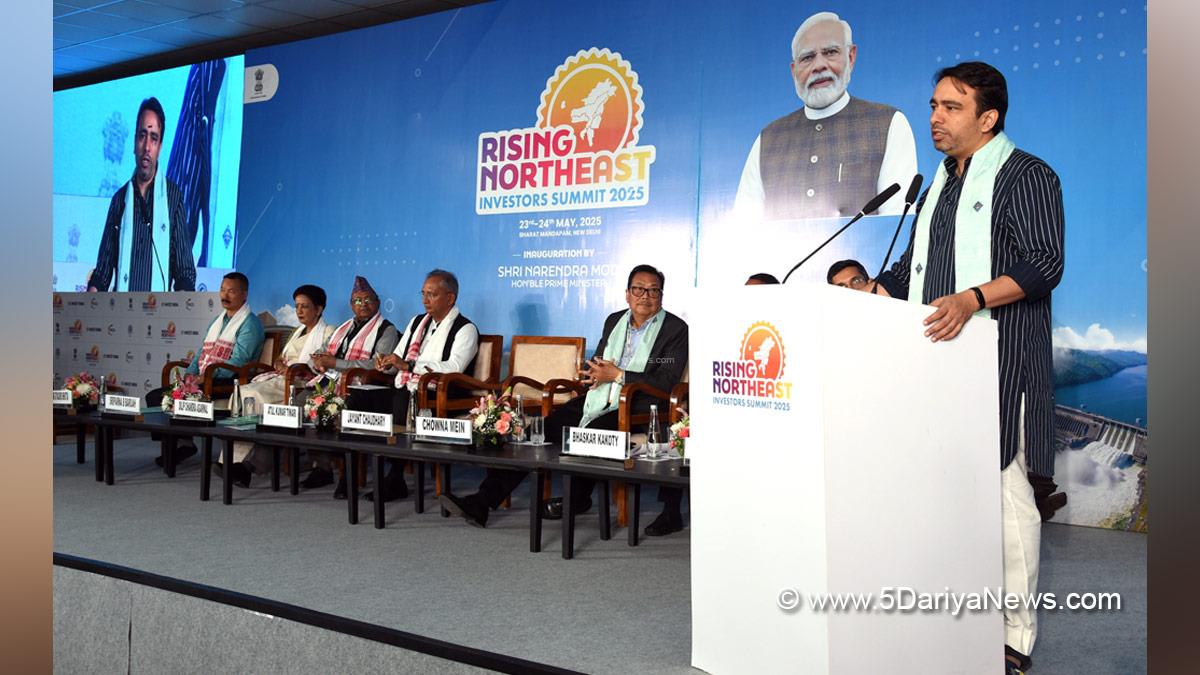 Jayant Chaudhary, Ministry of Skill Development and Entrepreneurship, MSDE, BJP, Bharatiya Janata Party, Rising Northeast Investors Summit 2025