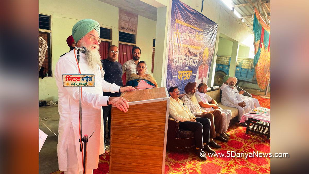 Kultar Singh Sandhwan, AAP, Aam Aadmi Party, AAP Punjab, Aam Aadmi Party Punjab, Government of Punjab, Punjab Government, Anti Drug Mission, Drive Against Drugs, Comprehensive Action against Drug Abuse, CADA, Nasha Mukt Bharat Abhiyan, War Against Drugs, Yudh Nashian Virudh