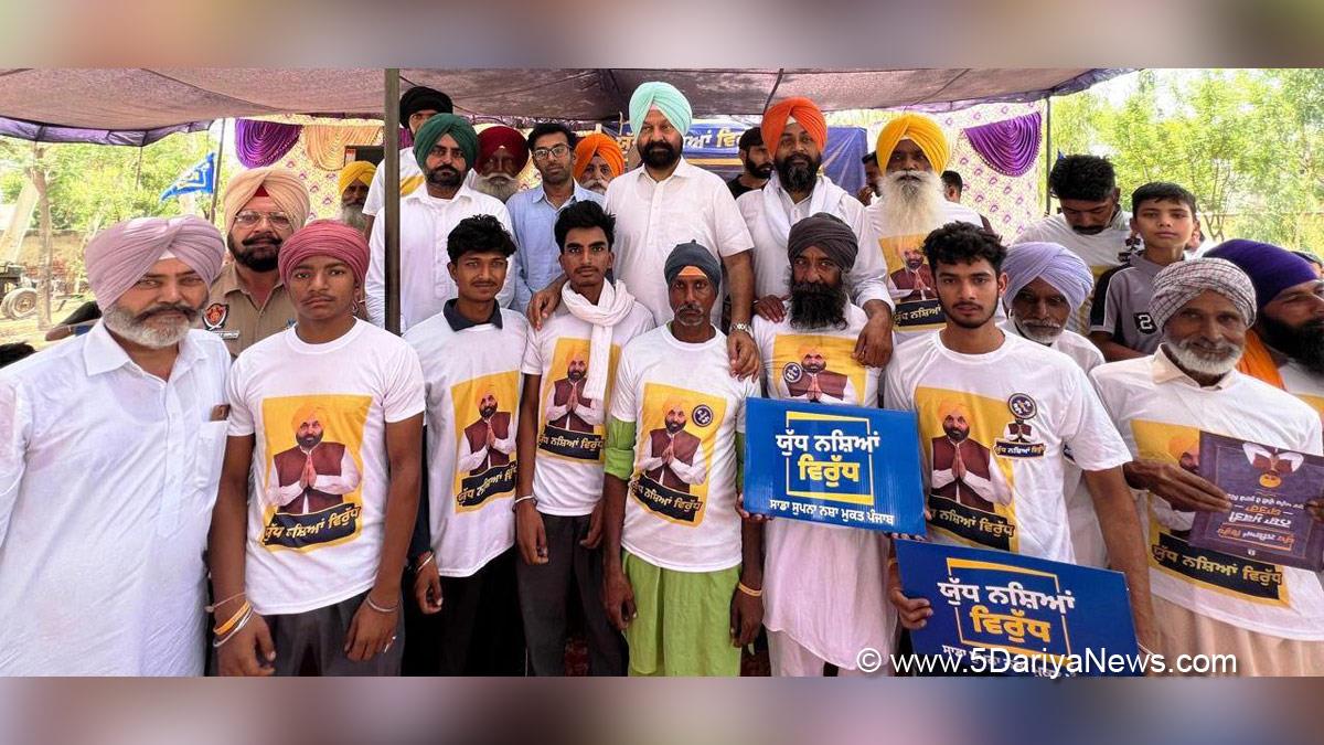 Hardeep Singh Dhillon, Gidderbaha, Aam Aadmi Party, Aam Aadmi Party Punjab, AAP Punjab, Anti Drug Mission, Drive Against Drugs, Comprehensive Action against Drug Abuse, CADA, Nasha Mukt Bharat Abhiyan, War Against Drugs, Yudh Nashian Virudh