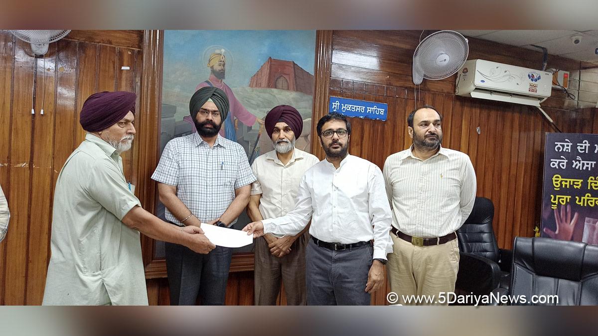 Abhijit Kaplish, DC Sri Mukatsar Sahib, Sri Mukatsar Sahib, Deputy Commissioner Sri Mukatsar Sahib