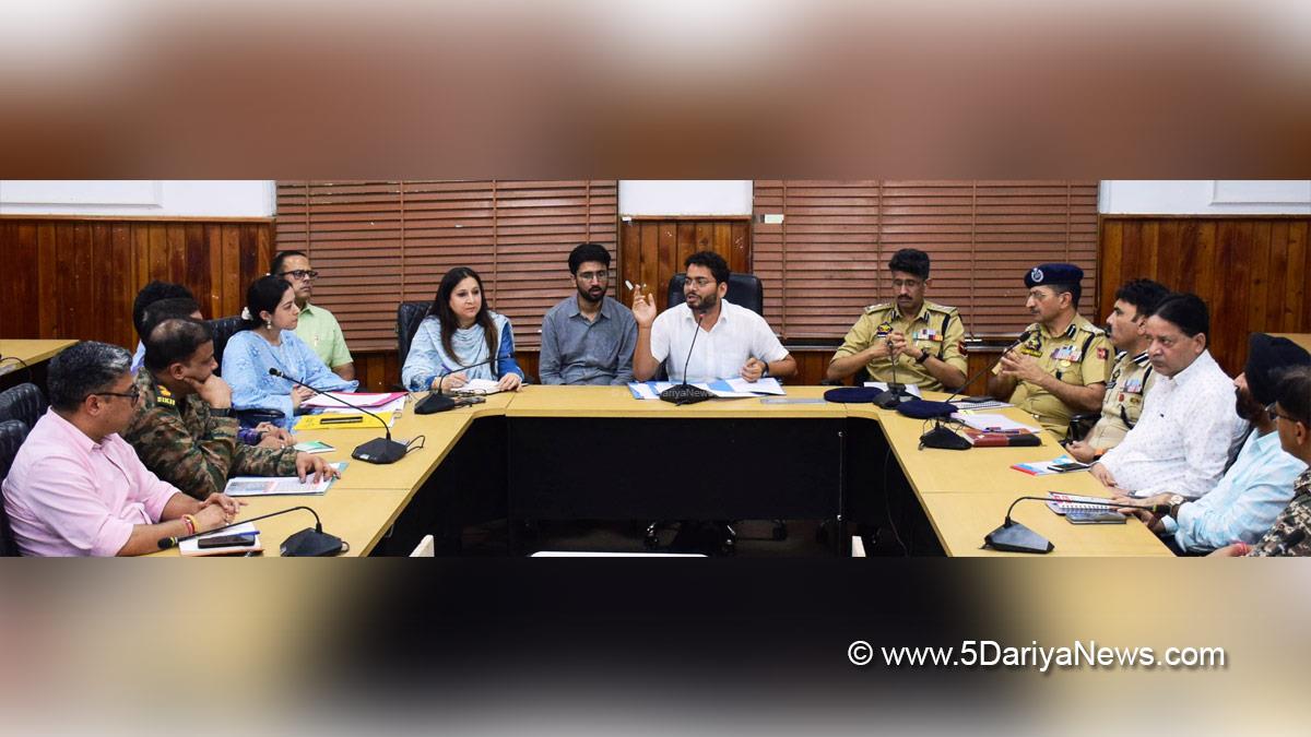 Sachin Kumar Vaishya, Jammu, Sachin Kumar Vaishay, Deputy Commissioner Jammu, Kashmir, Jammu And Kashmir, District Administration Jammu, Shri Amarnath Ji Yatra, Shri Amarnathji Yatra 2025, Amarnathji Yatra, Amarnathji Yatra 2025, Shri Amarnath Ji Pilgrimage, Shri Amarnathji Shrine Board, SASB, SANJY 2025
