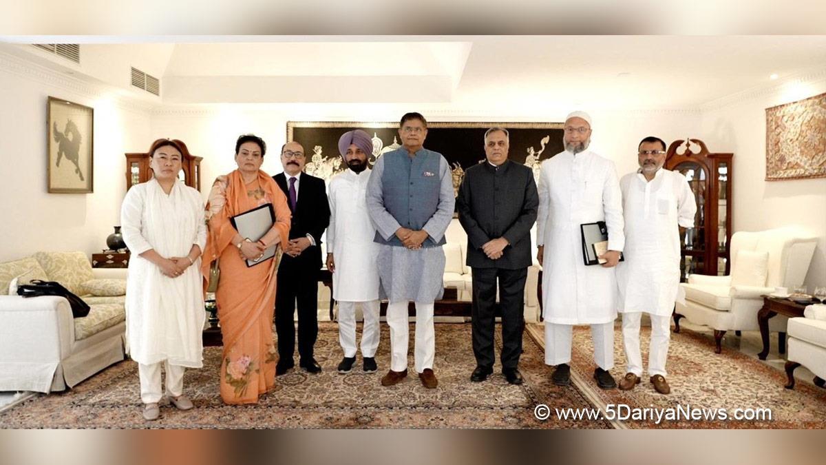 Baijayant Jay Panda, Saudi Arabia, Riyadh, Nishikant Dubey, Phangnon Konyak, Rekha Sharma, Asaduddin Owaisi, Satnam Singh Sandhu, Ghulam Nabi Azad
