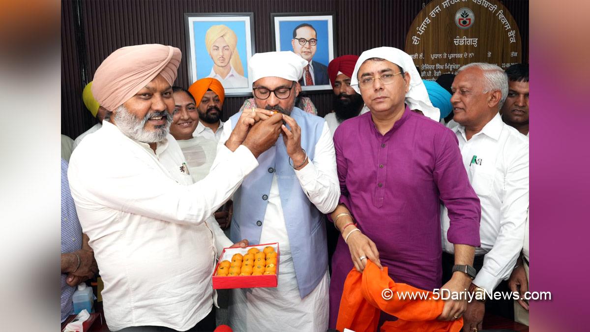 Harpal Singh Cheema, Advocate Harpal Singh Cheema, AAP, Aam Aadmi Party, Aam Aadmi Party Punjab, AAP Punjab, Government of Punjab, Punjab Government, Aman Arora, Barinder Kumar Goyal, Pawan Kumar Tinu
