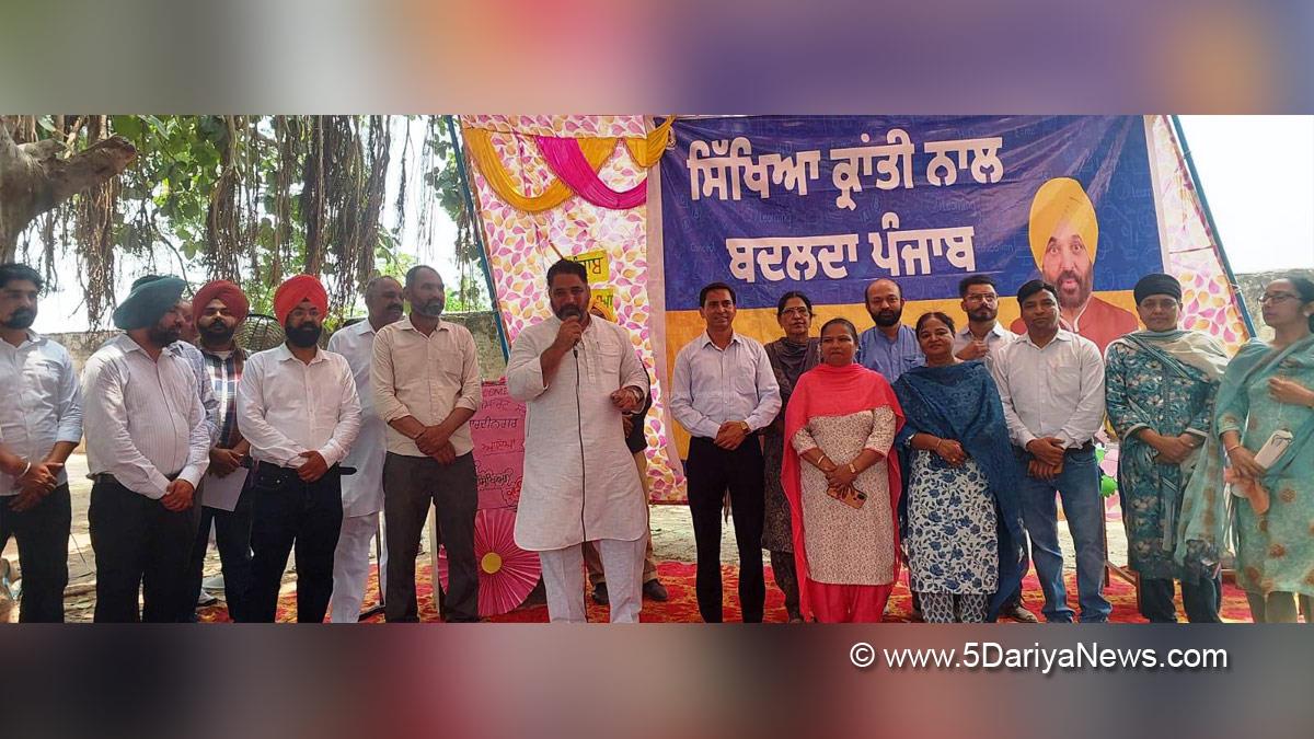 Gurlal Singh, Ghanaur, AAP, Aam Aadmi Party, Aam Aadmi Party Punjab, AAP Punjab, Punjab Sikhya Kranti