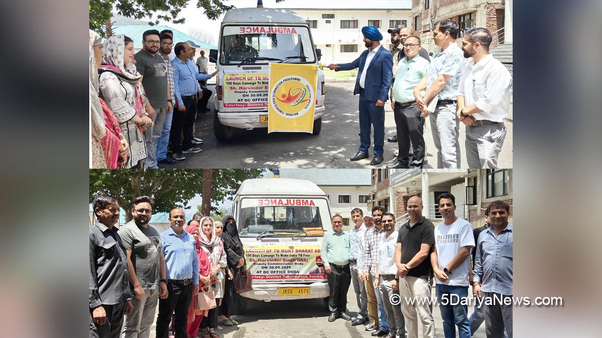 Harvinder Singh, Doda, Deputy Commissioner Doda, Kashmir, Jammu And Kashmir, Jammu, District Administration Doda, TB Mukt Bharat Abhiyan