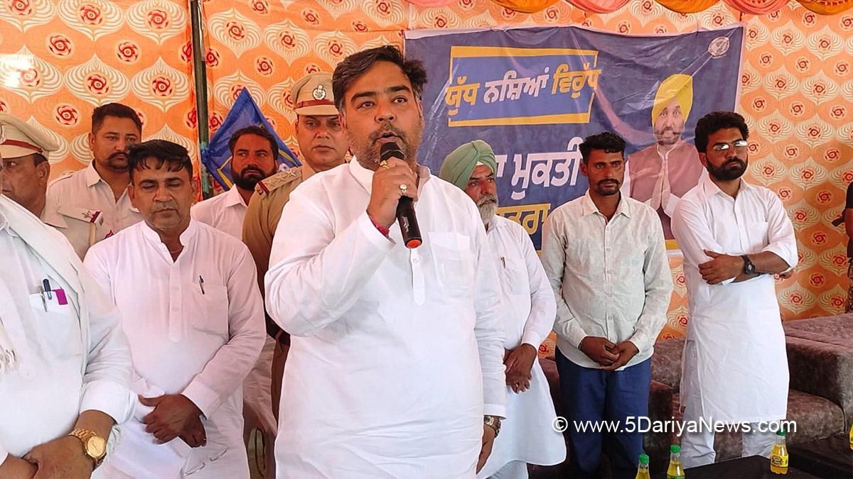 Amandeep Singh Goldy Musafir, Amandeep Singh Goldy, Balluana,  Fazilka, Abohar, AAP, Aam Aadmi Party, Aam Aadmi Party Punjab, AAP Punjab, Anti Drug Mission, Drive Against Drugs, Comprehensive Action against Drug Abuse, CADA, Nasha Mukt Bharat Abhiyan, War Against Drugs, Yudh Nashian Virudh