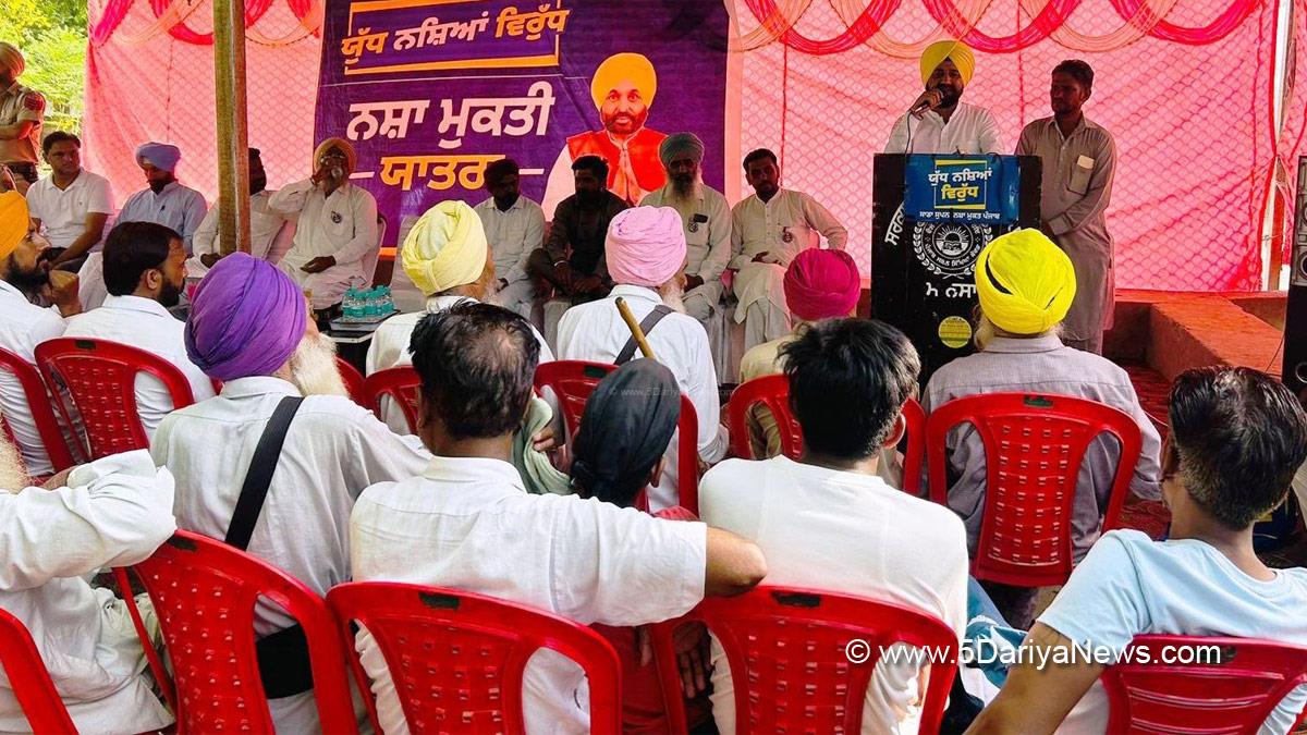 Gurpreet Singh Banawali, AAP, Aam Aadmi Party, Aam Aadmi Party Punjab, Mansa, Sardulgarh, AAP Punjab, Anti Drug Mission, Drive Against Drugs, Comprehensive Action against Drug Abuse, CADA, Nasha Mukt Bharat Abhiyan, War Against Drugs, Yudh Nashian Virudh
