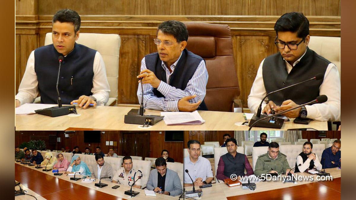 Dr Bilal Mohi Ud Din Bhat, Srinagar, Deputy Commissioner Srinagar, Kashmir, Jammu And Kashmir, District Administration Srinagar, Dr Owais Ahmad, Dr Owais Ahmed, Srinagar Municipal Corporation, SMC, Shantamanu