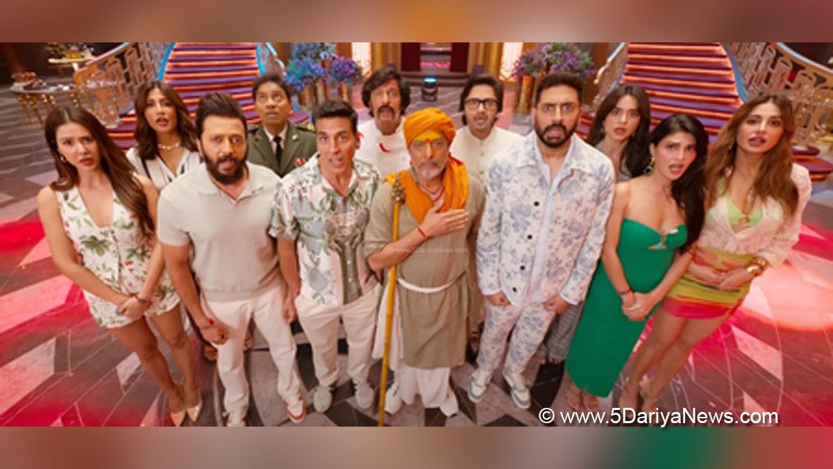Bollywood, Akshay Kumar, Abhishek Bachchan, Riteish Deshmukh, Jacqueline Fernandez, Sonam Bajwa, Nargis Fakhri, Sanjay Dutt, Jackie Shroff, Nana Patekar, Chitrangada Singh, Fardeen Khan, Chunky Pandey, Johnny Lever, Shreyas Talpade, Dino Morea, Ranjeet, Soundarya Sharma, Nikitin Dheer,Akashdeep Sabir