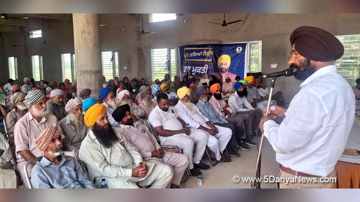 Dr Charanjit Singh, Chamkaur Sahib, AAP, Aam Aadmi Party, Aam Aadmi Party Punjab, AAP Punjab, , Anti Drug Mission, Drive Against Drugs, Comprehensive Action against Drug Abuse, CADA, Nasha Mukt Bharat Abhiyan, War Against Drugs, Yudh Nashian Virudh