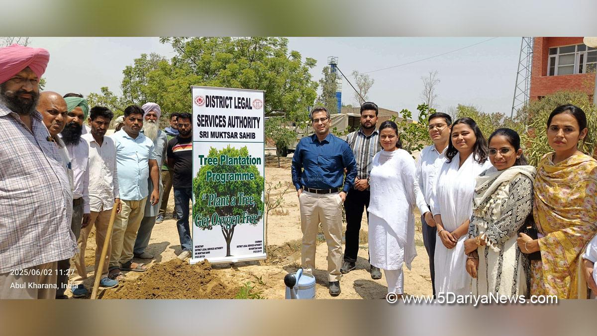 Judiciary, Tree Plantation, Forest Plantation, Plantation forestry, Tree Planting, Tree Plantation Drive, Plants Sapling, Tree Plantation Drive 2024, Sri Mukatsar Sahib