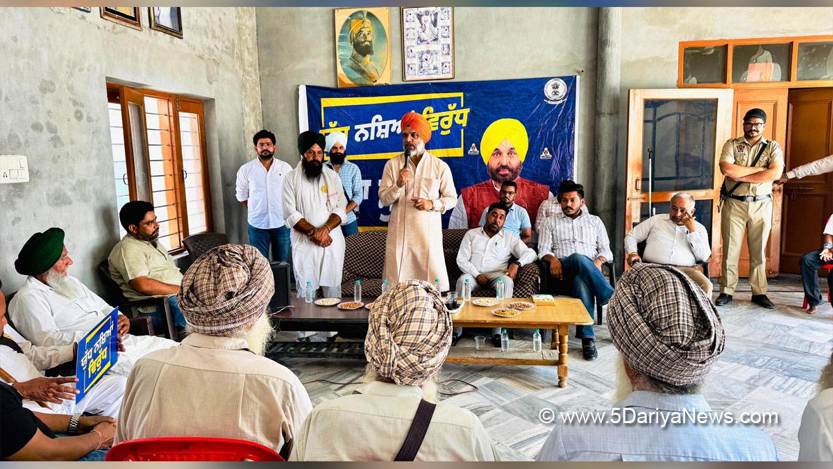 Rajneesh Kumar Dahiya, Rajneesh Dahiya, Firozpur, AAP, Aam Aadmi Party, Aam Aadmi Party Punjab, AAP Punjab, Anti Drug Mission, Drive Against Drugs, Comprehensive Action against Drug Abuse, CADA, Nasha Mukt Bharat Abhiyan, War Against Drugs, Yudh Nashian Virudh