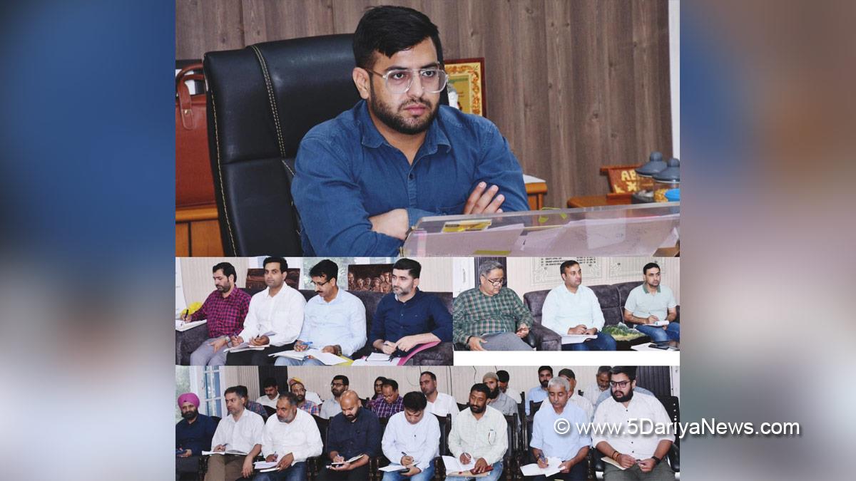 Abhishek Sharma, Rajouri, DDC Rajouri, District Development Commissioner Rajouri, Kashmir, Jammu And Kashmir, Jammu, District Administration Rajouri