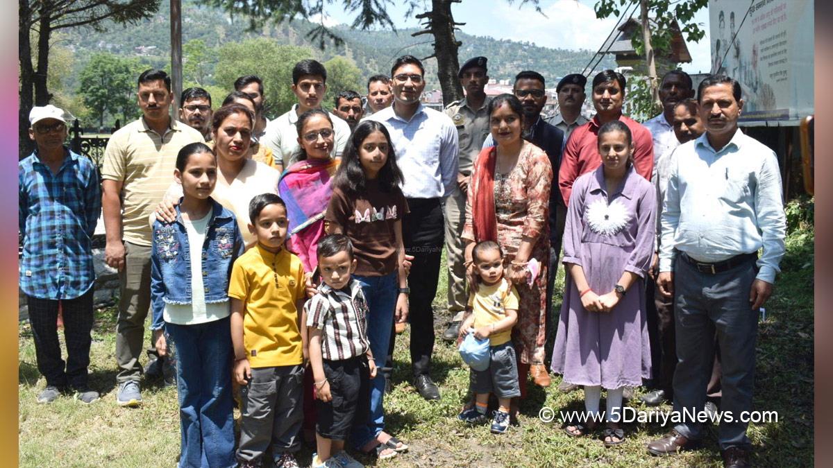 Mukesh Repswal, Himachal Admin, Himachal Pradesh, Himachal, Chamba, Tree Plantation, Forest Plantation, Plantation forestry, Tree Planting, Tree Plantation Drive, Plants Sapling, World Environment Day