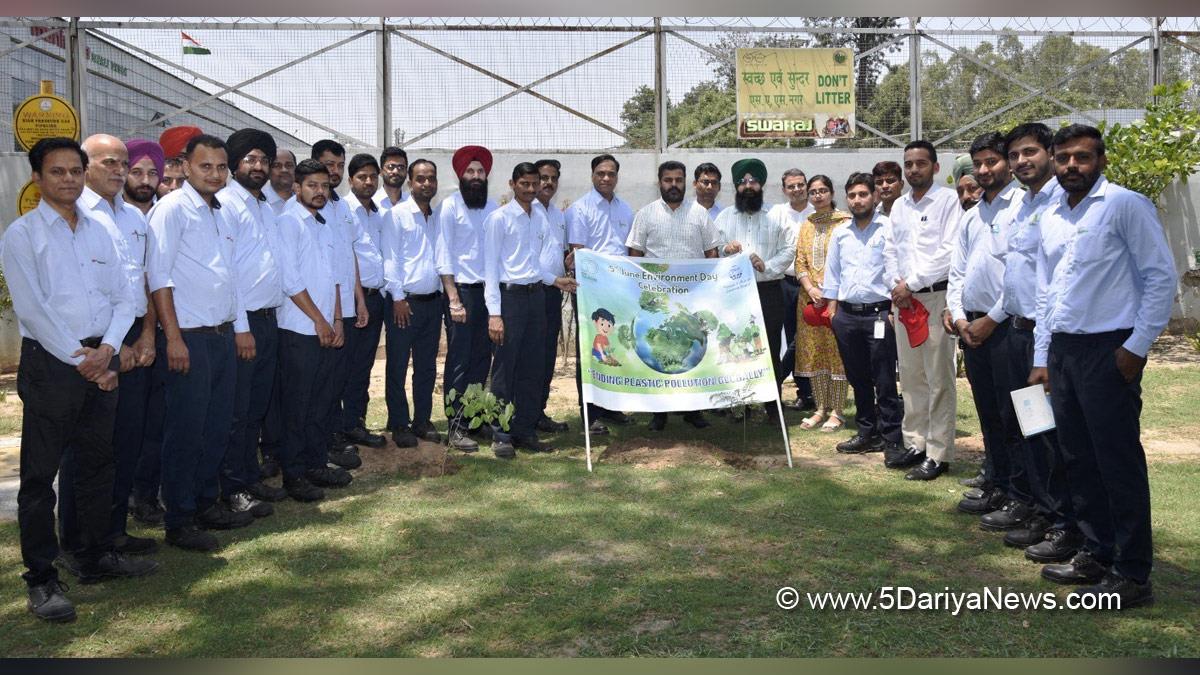 Tree Plantation, Forest Plantation, Plantation forestry, Tree Planting, Tree Plantation Drive, Plants Sapling, Punjab Pollution Control Board, PPCB, Swaraj Industries, World Environment Day, Mohali, Sahibzada Ajit Singh Nagar