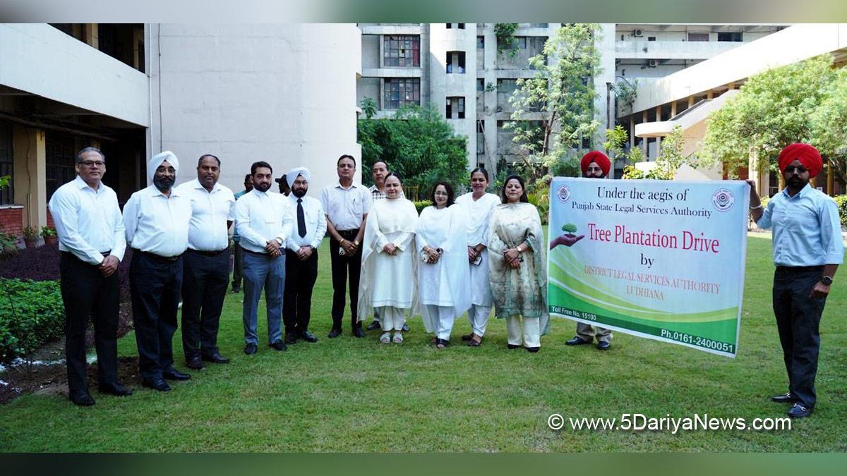Judiciary, Tree Plantation, Forest Plantation, Plantation forestry, Tree Planting, Tree Plantation Drive, Plants Sapling, World Environment Day, Ludhiana
