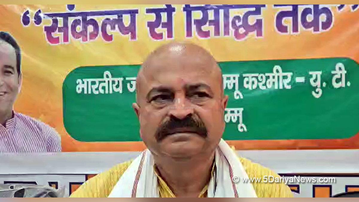Yudhvir Sethi, Bharatiya Janata Party, BJP, Jammu, Kashmir, Jammu And Kashmir