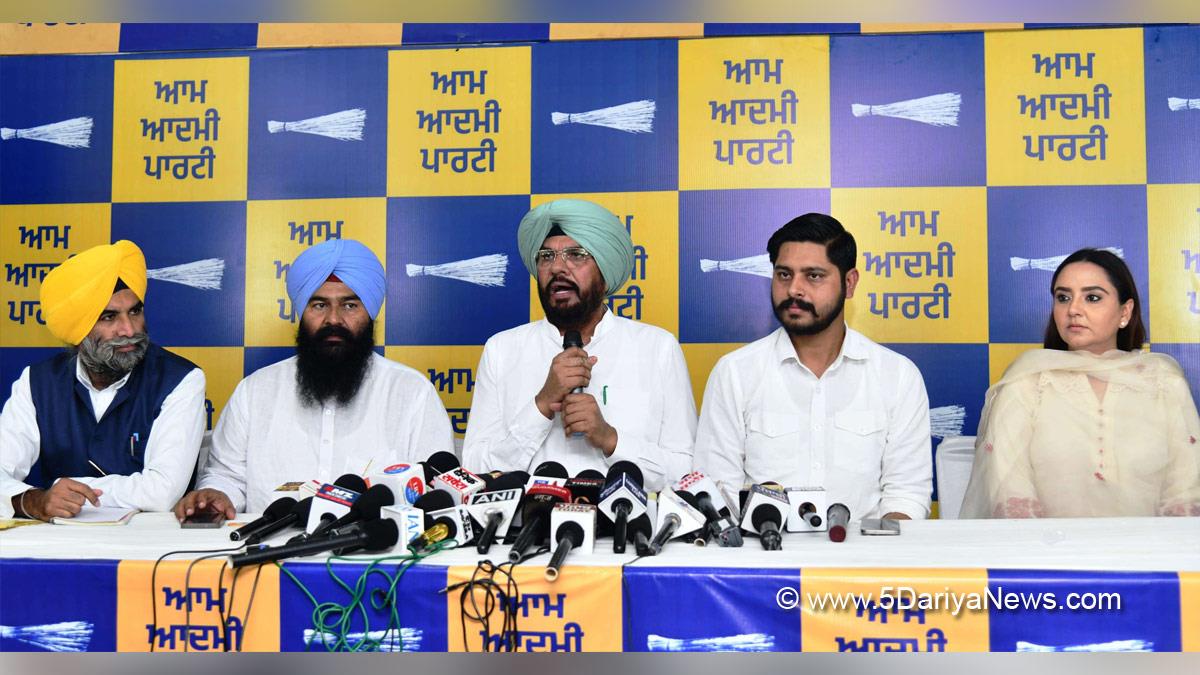 Kuldeep Singh Dhaliwal, AAP, Aam Aadmi Party, Aam Aadmi Party Punjab, AAP Punjab, Government of Punjab, Punjab Government, Shery Kalsi,Dr Sunny Singh Ahluwalia, Amandeep Kaur Arora