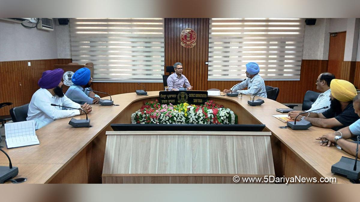 Rahul, DC Tarn Taran, Tarn Taran, Deputy Commissioner Tarn Taran 