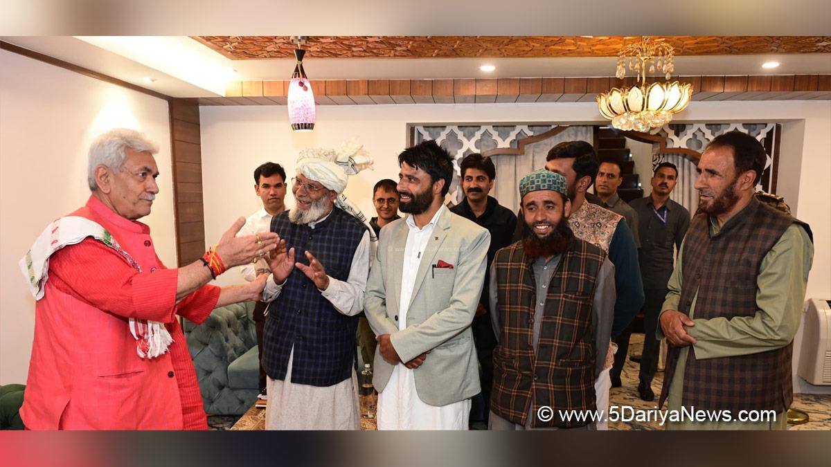 Manoj Sinha, Lieutenant Governor JK, Raj Bhavan, Jammu, Srinagar, Kashmir, Jammu And Kashmir, Sonamarg Market Association, Vijay Kumar Bidhuri, DDC Kashmir, Divisional Commissioner Kashmir, Syeed Fakhrudin Hamid, Anantnag, DDC Anantnag, Deputy Commissioner Anantnag, S F Hamid, Shri Amarnath Ji Yatra, Shri Amarnathji Yatra 2025, Amarnathji Yatra, Amarnathji Yatra 2025, Shri Amarnath Ji Pilgrimage, Shri Amarnathji Shrine Board, SASB, SANJY 2025